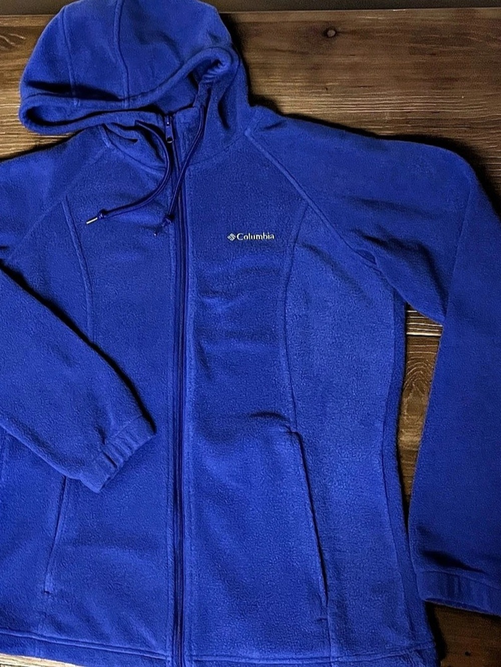 Columbia Benton Springs Full Zip Fleece Hoodie Blue Medium
